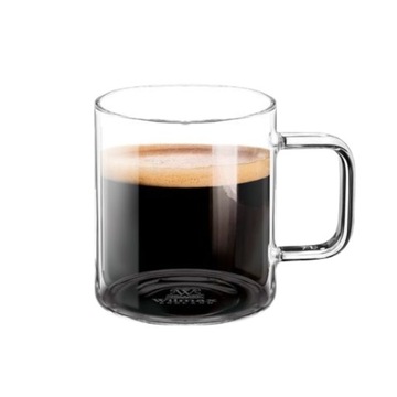 Kubek do herbaty lub kawy szklany termiczny Wilmax 400 ml SZKŁÓ ŻAROODPORNE