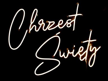 NCHRZESTSW NEON LED Chrzest Święty PC5 ŚWIDNIK
