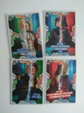 karty Lego Star Wars seria 2 , 20 lecie 199-202