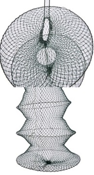 РЫБОЛОВНАЯ СЕТЬ САДЗЫК 6 КОЛЬЦЕВ В ЧЕХОЛЕ 118см