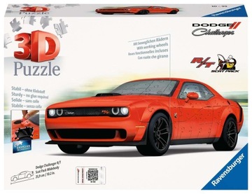Puzzle 3D Pojazdy: Dodge Challenger R/T Scat Pack Widebody (11284)