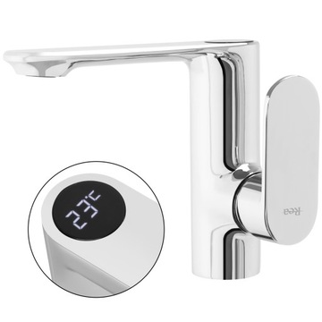 BATERIA UMYWALKOWA MILS LCD CHROME CHROM NISKA REA