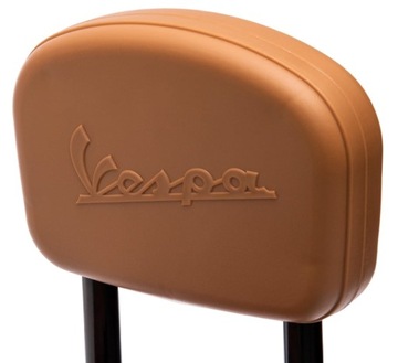 Детский самокат Vespa на аккумуляторе с бирюзовой спинкой