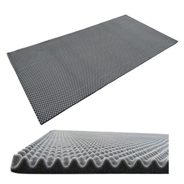 PIANKA akustyczna ABM pochłaniająca dźwięk bez kleju FALA 40mm 100x200cm