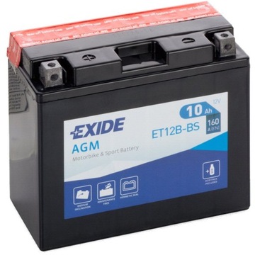 Akumulator Exide YT12B-BS 10Ah 160A