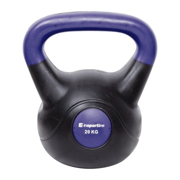 HANTLA BITUMICZNA inSPORTline Kettlebell Dark 20kg