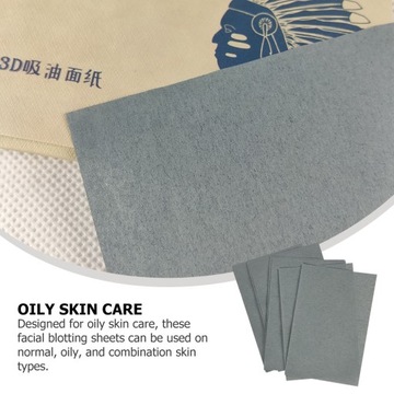 БУМАГА ДЛЯ ЛИЦА, ВБОРЯЩАЯ МАСЛО, УДОБНАЯ БУМАГА, Впитывающая МАСЛО.