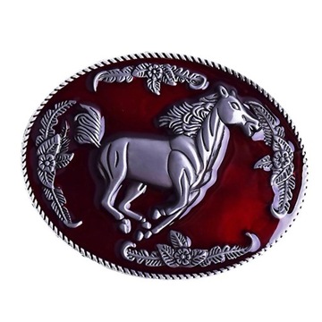 Цинковый сплав, американская беговая лошадь, мужской ремень с пряжкой