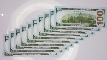 Банкноты номиналом 100 долларов для развлечения и обучения, упаковка 100 штук + БЕСПЛАТНО