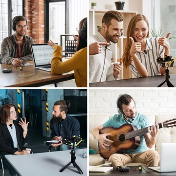 7RYMS DW10 БЕСПРОВОДНЫЕ МИКРОФОНЫ ДЛЯ ТЕЛЕФОНА КОМПЬЮТЕРА USB-C РАЗЪЕМ 3,5 ММ