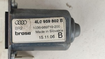 AUDI Q7 4L MOTOREK OKNO PRAVÝ PŘEDNÍ 4L0959802B