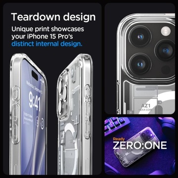SPIGEN ULTRA HYBRID — ЧЕХОЛ С MAGSAFE — ДЛЯ IPHONE 15 PRO