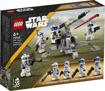 LEGO STAR WARS ŻOŁNIERZE-KLONY Z 501 LEGIONU 75345