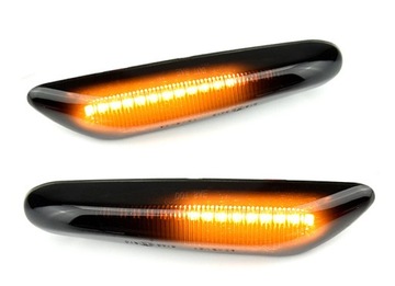BMW E90 E91 E92 E93 KIERUNKOWSKAZY LED DYNAMICZNE BLACK
