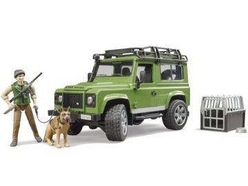 Bruder 02587 Land Rover Defender z figurką leśnika