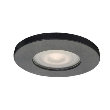 Lagos oczko podtynkowe okrągłe czarne IP65 LP-440/1RS BK