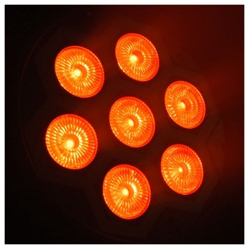 Прожектор для сцены PAR с эффектом LIGHT4ME FRAME PAR 7x12 LED RGBW