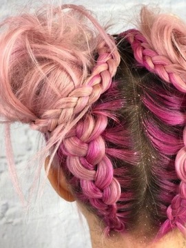 СИНТЕТИЧЕСКИЕ ИСКУССТВЕННЫЕ ВОЛОСЫ ДЛЯ КОС БОКС BRITISH PINK OMBRE B40