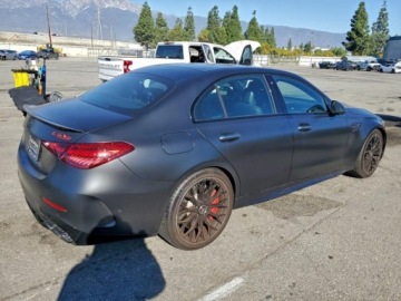 Mercedes Klasa C W206 2024 Mercedes-Benz Klasa C 2024r., C 63 Amg S E Performance, 2L, od ubezpieczal, zdjęcie 3