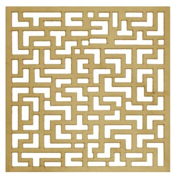 PANEL AŻUROWY DEKORACYJNY TETRIS 59x59cm NA WYMIAR
