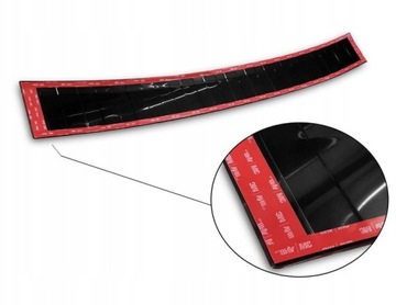 VOLVO V70 III FL 14-16 VRSTVA NA NÁRAZNÍK BLACK