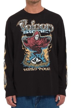 T-shirt Volcom Stone Ghost LS - Black