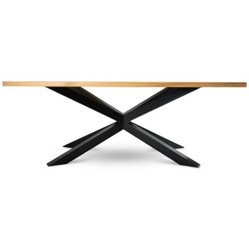 Стол BENCH Деревянная столешница 180х100 см Металлические ножки