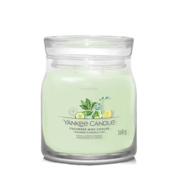 Cucumber Mint Cooler Yankee Candle średnia świeca