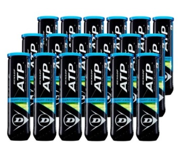 Теннисные мячи DUNLOP ATP CHAMPIONSHIP - КАРТОН 18 X 4 шт.