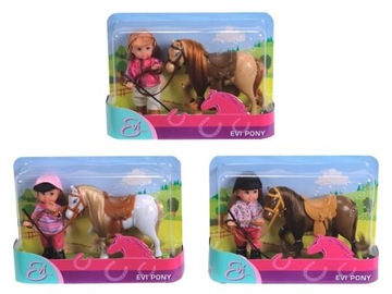SIMBA Lalka EVI Pony z Koniem