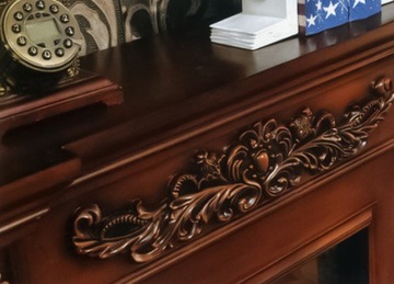 Kominek elektryczny Nadejda Brązowy