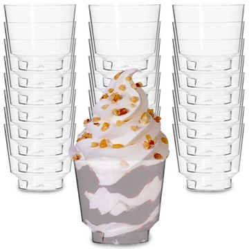 Szklanka przeźroczysta 250ml deser drink 25szt