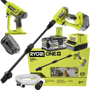 АККУМУЛЯТОРНАЯ МАШИНА ДАВЛЕНИЯ RYOBI RY18PW22A 5A