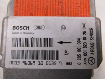 MERCEDES E W210 SENSOR CZUJNIK AIRBAG 0018201026