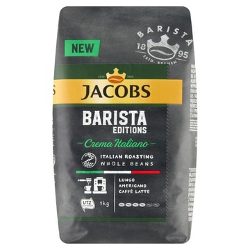 Kawa ziarnista mieszana Jacobs Barista Italiano Crema 1000 g