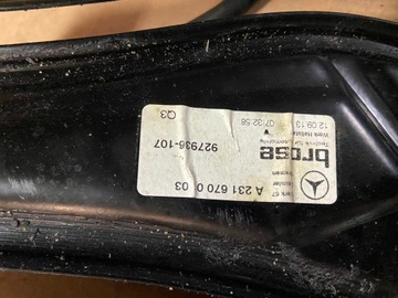 MECHANIZMUS OKNO SKLO (OKNO) MERCEDES SL R231 LEVÝ ZADNÍ
