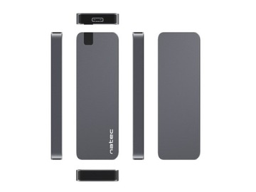 Внешний отсек для SSD-накопителя Rhino M.2 NVME USB-C 3.1