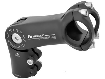 Wspornik kierownicy regulowany NEXELO 25,4 mm 90 mm