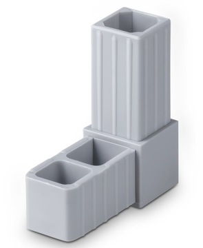 ŁĄCZNIK PLASTIKOWY KĄTOWY DO PROFILI ALU 20x20x1,5