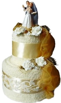 Идея свадебного подарка КРАСИВЫЙ Торт из Полотенца