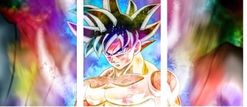 3x OBRAZ NA ŚCIANĘ DRAGON BALL ARTWORK 30x40
