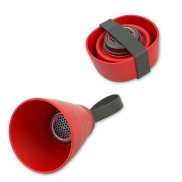 YZSY Bluetooth-колонка SALI, 1.0, 3 Вт, красная, регулировка громкости, складная