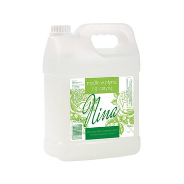 Nina - Glicerynowe mydło w płynie o kwiatowym zapachu - 5 l