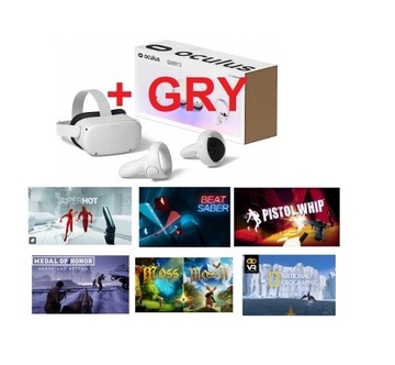 GOGLE VR/// QUEST 2 + GRY / @@ na 14 dni @@