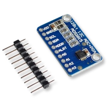 Moduł przetwornika ADC ADS1115 - 16-bitowy 4-kanałowy I2C zgodny z Arduino