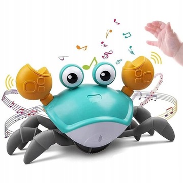 3В1 КРАБ ПРОГУЛЯЕТСЯ СВЕТОДИОДНАЯ USB ИГРУШКА ДЛЯ ПОЛЗАНИЯ