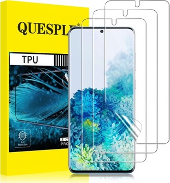 QUESPL przezroczysta folia TPU HD 3D do Samsung Galaxy S20 5G 6,2 cali