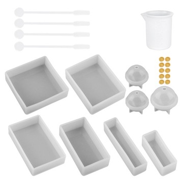 Formy silikonowe Formy epoksydowe DIY Craft Żywica
