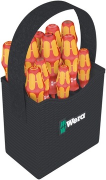 Wera Kraftform 2GO 100 Zestaw Wkrętaków, Żółty/Czerwony, 11 Elementów