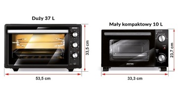 Маленькая мини электрическая духовка MPM MPE-13 10л